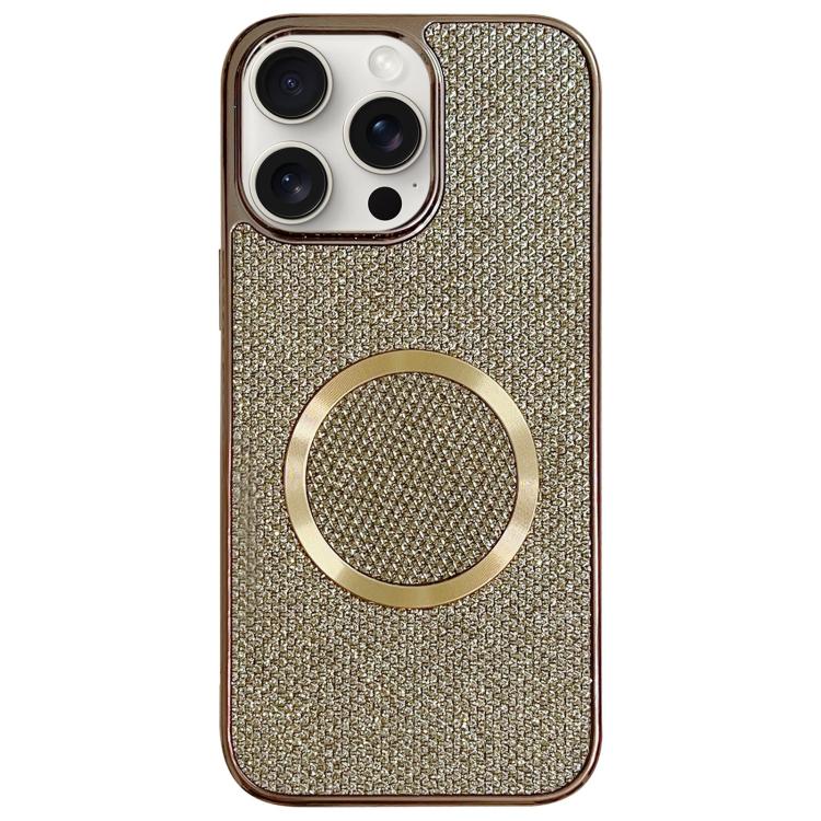 Coque de téléphone MagSafe à paillettes en PC, galvanisée, Pour iPhone 17 Pro Max, Pour iPhone 17 Pro, Pour iPhone 16 Pro Max, Pour iPhone 16 Pro, Pour iPhone 16 Plus, Pour iPhone 16, Pour iPhone 15 Pro Max, Pour iPhone 15 Pro