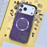Coque de téléphone MagSafe à paillettes en PC, galvanisée, Pour iPhone 17 Pro Max, Pour iPhone 17 Pro, Pour iPhone 16 Pro Max, Pour iPhone 16 Pro, Pour iPhone 16 Plus, Pour iPhone 16, Pour iPhone 15 Pro Max, Pour iPhone 15 Pro