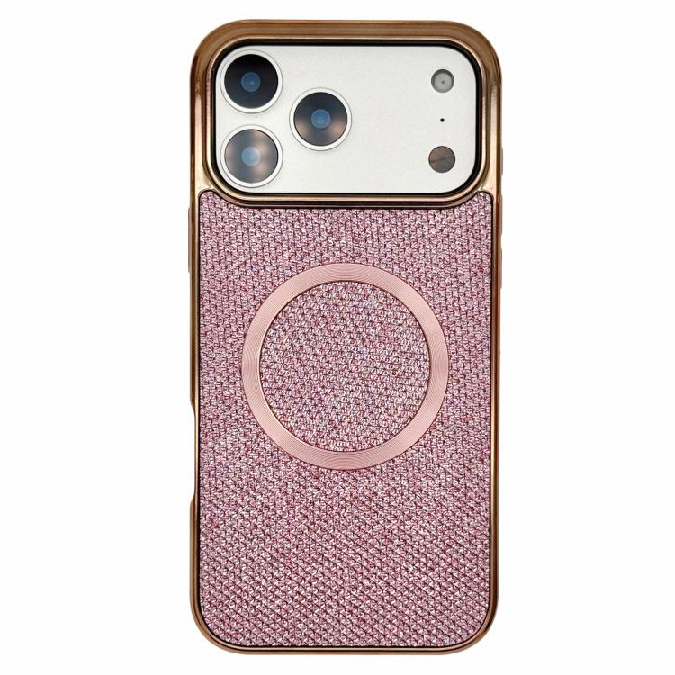 Coque de téléphone MagSafe à paillettes en PC, galvanisée, Pour iPhone 17 Pro Max, Pour iPhone 17 Pro, Pour iPhone 16 Pro Max, Pour iPhone 16 Pro, Pour iPhone 16 Plus, Pour iPhone 16, Pour iPhone 15 Pro Max, Pour iPhone 15 Pro
