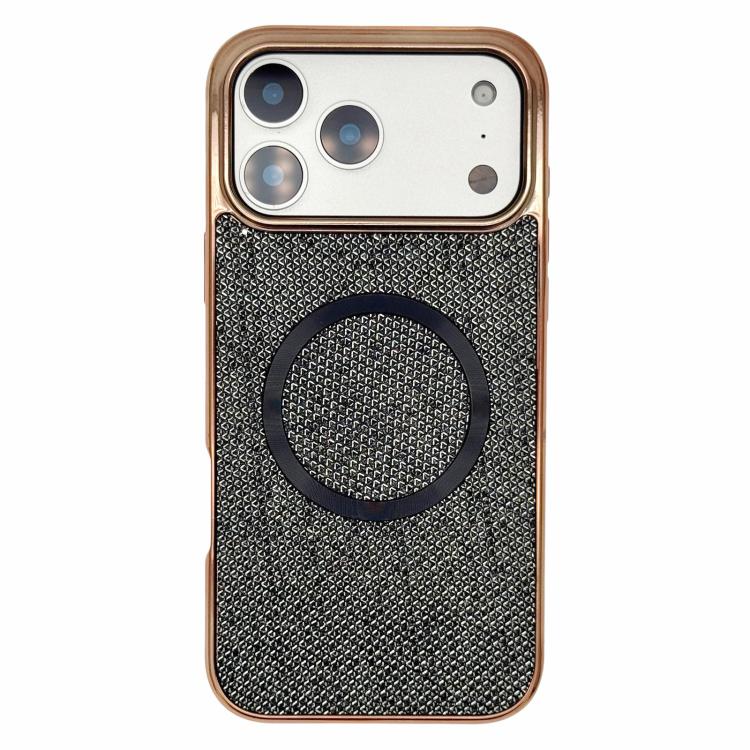 Coque de téléphone MagSafe à paillettes en PC, galvanisée, Pour iPhone 17 Pro Max, Pour iPhone 17 Pro, Pour iPhone 16 Pro Max, Pour iPhone 16 Pro, Pour iPhone 16 Plus, Pour iPhone 16, Pour iPhone 15 Pro Max, Pour iPhone 15 Pro