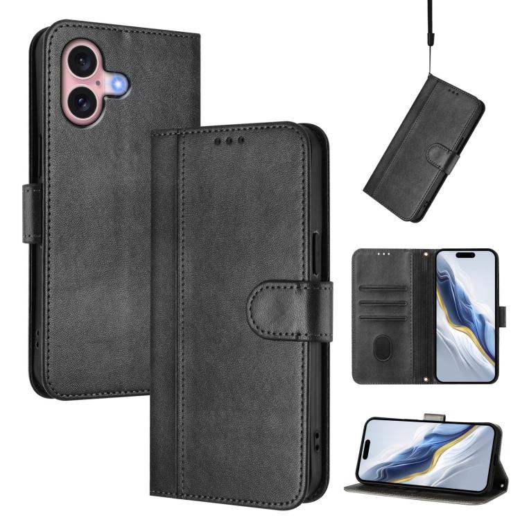 Étui de téléphone en cuir rétro avec boucle d'épissure pour iPhone 16 Pro, pour iPhone 16 Plus, pour iPhone 16, pour iPhone 15 Pro Max, pour iPhone 15 Pro, pour iPhone 15 Plus