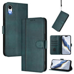 Line Splicing Buckle Retro Leather Phone Case, For iPhone 11 Pro Max, For iPhone 11, For iPhone 11 Pro, For iPhone X / XS, For iPhone XR, For iPhone XS Max