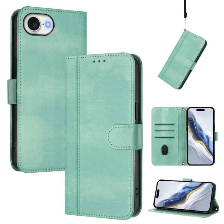Étui de téléphone rétro en cuir avec boucle de raccordement, Pour iPhone 17e / 16e, Pour iPhone 17 Pro Max, Pour iPhone 17 Pro, Pour iPhone 17, Pour iPhone Air, Pour iPhone 16 Pro Max