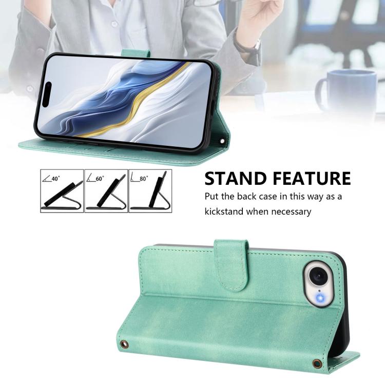 Étui de téléphone rétro en cuir avec boucle de raccordement, Pour iPhone 17e / 16e, Pour iPhone 17 Pro Max, Pour iPhone 17 Pro, Pour iPhone 17, Pour iPhone Air, Pour iPhone 16 Pro Max