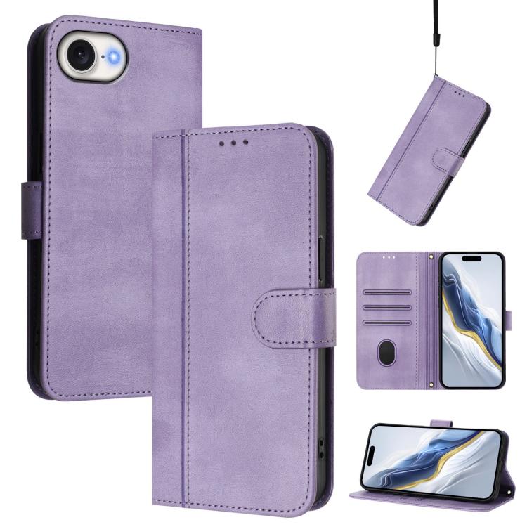 Étui de téléphone rétro en cuir avec boucle de raccordement, Pour iPhone 17e / 16e, Pour iPhone 17 Pro Max, Pour iPhone 17 Pro, Pour iPhone 17, Pour iPhone Air, Pour iPhone 16 Pro Max