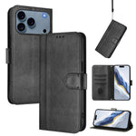 Étui de téléphone rétro en cuir avec boucle de raccordement, Pour iPhone 17e / 16e, Pour iPhone 17 Pro Max, Pour iPhone 17 Pro, Pour iPhone 17, Pour iPhone Air, Pour iPhone 16 Pro Max