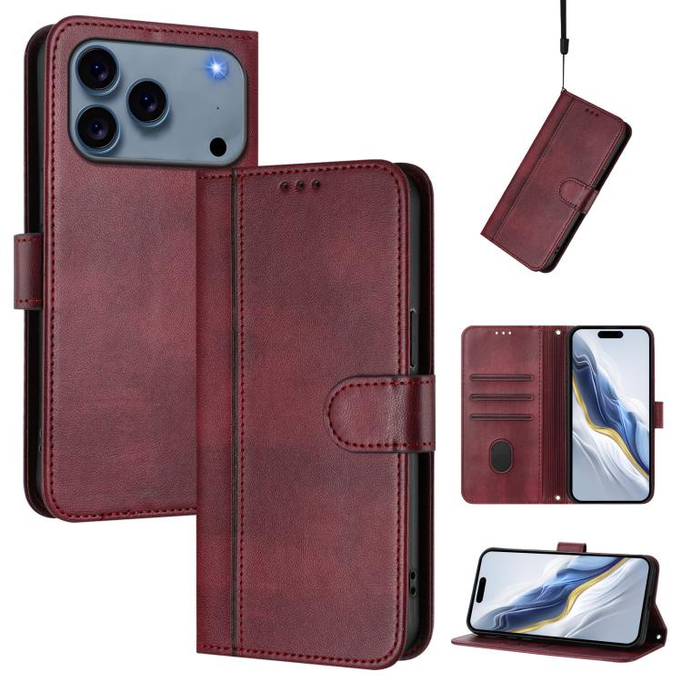 Étui de téléphone rétro en cuir avec boucle de raccordement, Pour iPhone 17e / 16e, Pour iPhone 17 Pro Max, Pour iPhone 17 Pro, Pour iPhone 17, Pour iPhone Air, Pour iPhone 16 Pro Max
