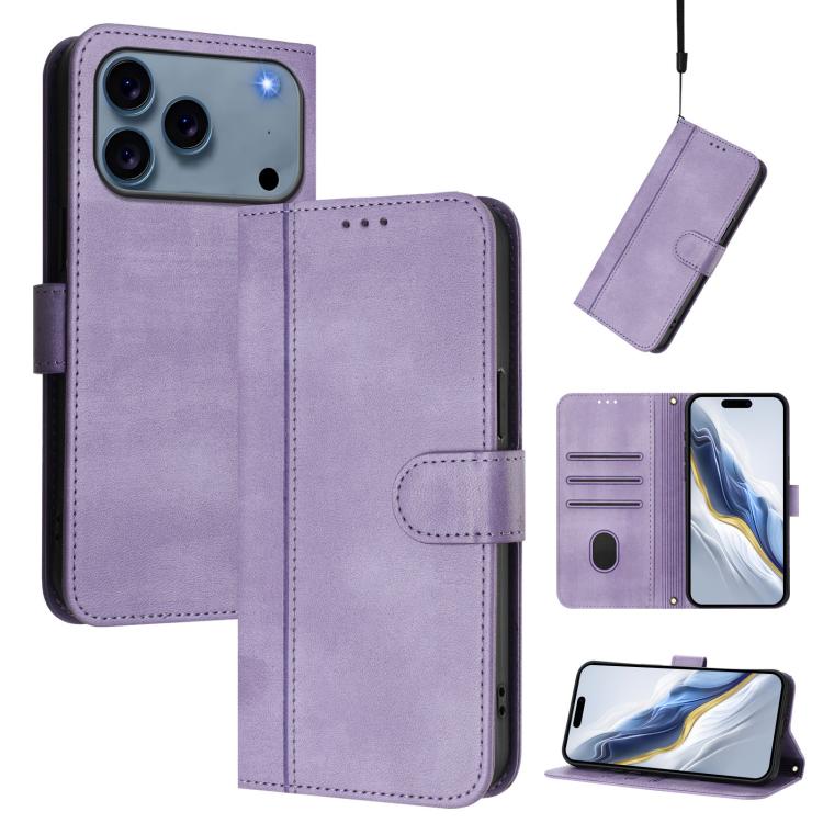 Étui de téléphone rétro en cuir avec boucle de raccordement, Pour iPhone 17e / 16e, Pour iPhone 17 Pro Max, Pour iPhone 17 Pro, Pour iPhone 17, Pour iPhone Air, Pour iPhone 16 Pro Max