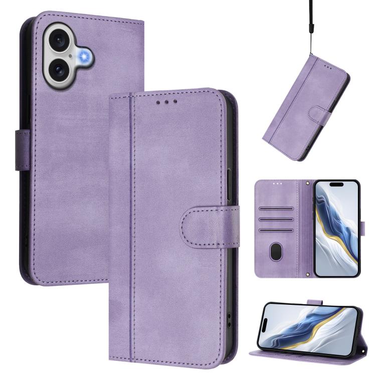 Étui de téléphone rétro en cuir avec boucle de raccordement, Pour iPhone 17e / 16e, Pour iPhone 17 Pro Max, Pour iPhone 17 Pro, Pour iPhone 17, Pour iPhone Air, Pour iPhone 16 Pro Max