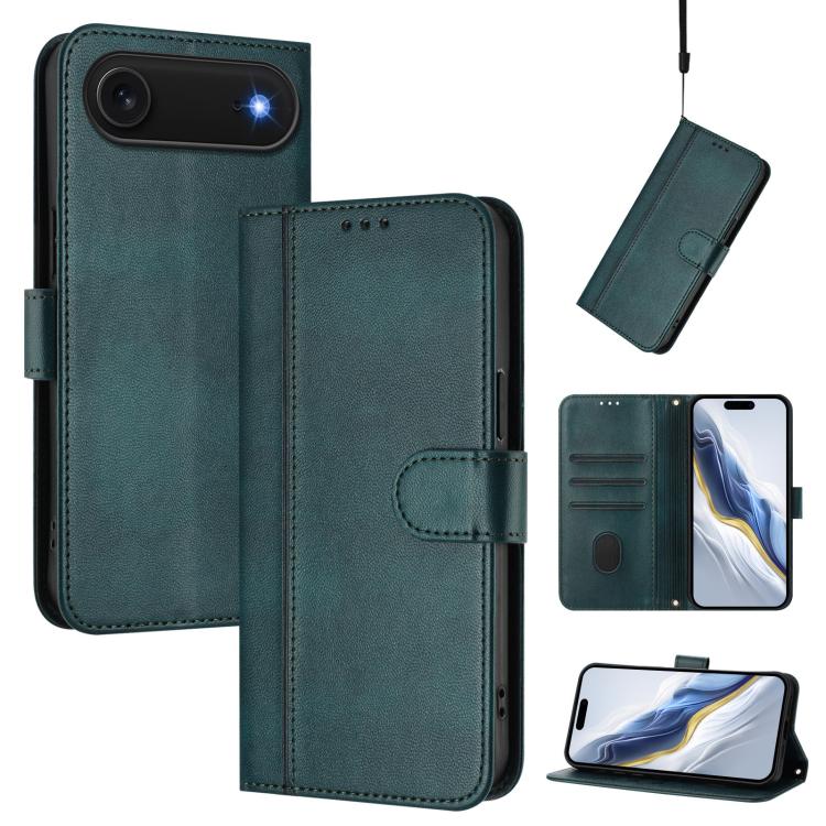 Étui de téléphone rétro en cuir avec boucle de raccordement, Pour iPhone 17e / 16e, Pour iPhone 17 Pro Max, Pour iPhone 17 Pro, Pour iPhone 17, Pour iPhone Air, Pour iPhone 16 Pro Max