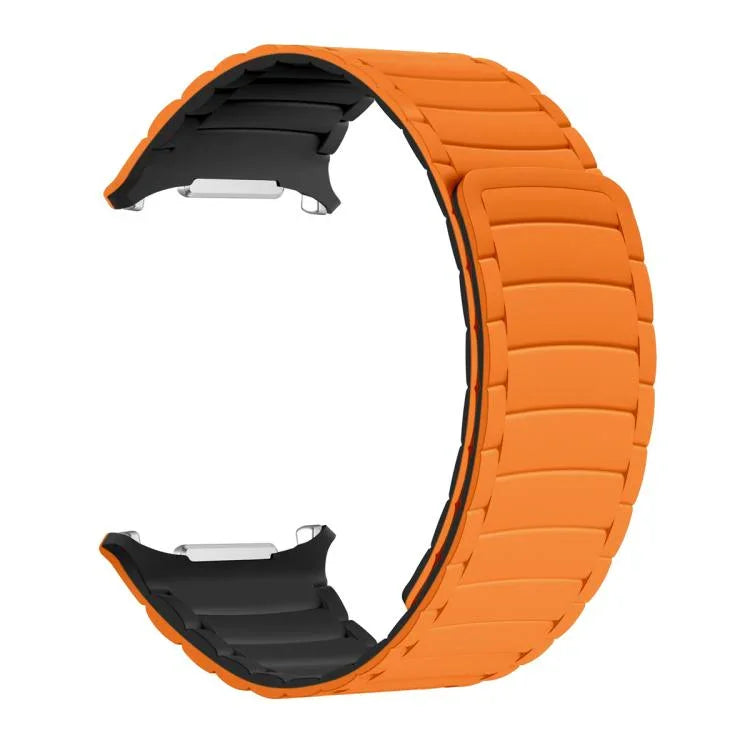 Bracelet de montre magnétique sport en silicone, pour Samsung Galaxy Watch Ultra 47mm / Ultra 2025