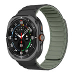 Bracelet de montre magnétique sport en silicone, pour Samsung Galaxy Watch Ultra 47mm / Ultra 2025