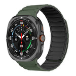 Bracelet de montre magnétique sport en silicone, pour Samsung Galaxy Watch Ultra 47mm / Ultra 2025