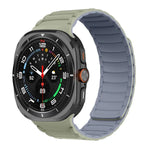 Bracelet de montre magnétique sport en silicone, pour Samsung Galaxy Watch Ultra 47mm / Ultra 2025