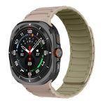 Bracelet de montre magnétique sport en silicone, pour Samsung Galaxy Watch Ultra 47mm / Ultra 2025