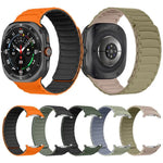 Bracelet de montre magnétique sport en silicone, pour Samsung Galaxy Watch Ultra 47mm / Ultra 2025
