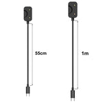 Pour Samsung Galaxy Fit3 SM-R390 xDfind Câble de charge pour montre connectée avec interface USB-A et protection de puce, Pour Samsung Galaxy Fit3, 55cm, Pour Samsung Galaxy Fit3, 1m