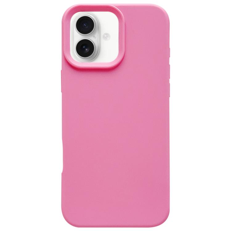 Dopamine Simple Imitation Liquid Silicone Phone Case, For iPhone 16 Pro, For iPhone 16 Plus, For iPhone 16