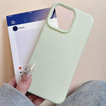 Dopamine Simple Imitation Liquid Silicone Phone Case, For iPhone 16 Pro, For iPhone 16 Plus, For iPhone 16