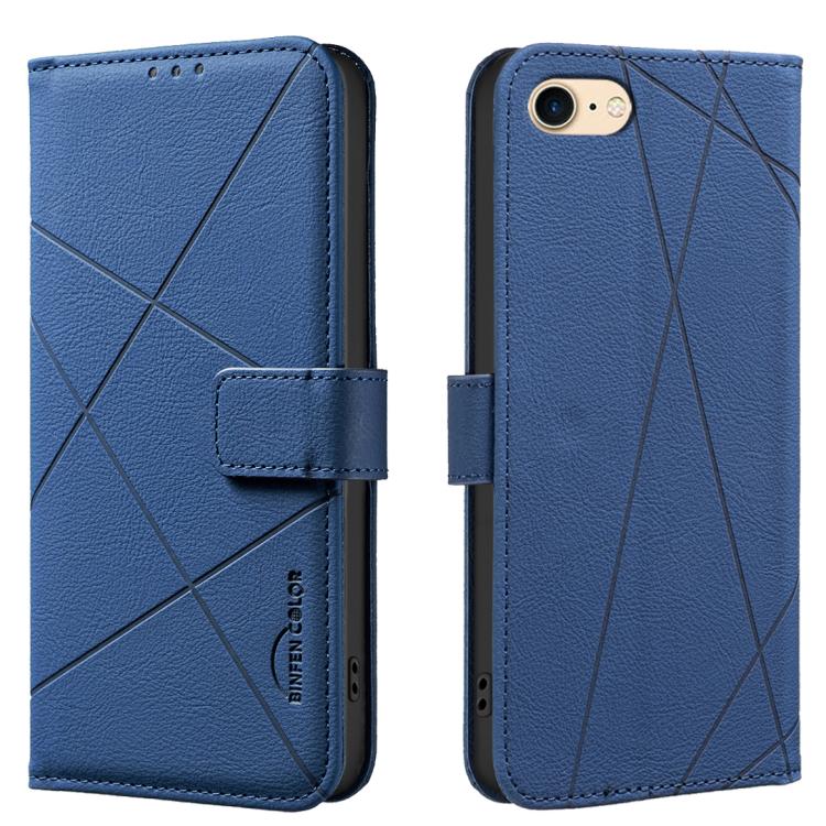 Étui de téléphone en cuir avec motif géométrique RFID, Pour iPhone 6 / 7 / 8 / SE, Pour iPhone 13 Pro Max, Pour iPhone 13 Pro, Pour iPhone 12 / 12 Pro, Pour iPhone 12 Pro Max, Pour iPhone 11 Pro Max, Pour iPhone 11, Pour iPhone 11 Pro