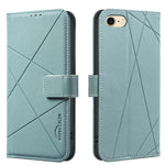 Étui de téléphone en cuir avec motif géométrique RFID, Pour iPhone 6 / 7 / 8 / SE, Pour iPhone 13 Pro Max, Pour iPhone 13 Pro, Pour iPhone 12 / 12 Pro, Pour iPhone 12 Pro Max, Pour iPhone 11 Pro Max, Pour iPhone 11, Pour iPhone 11 Pro