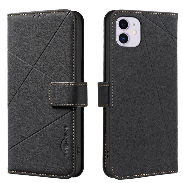 Étui de téléphone en cuir avec motif géométrique RFID, Pour iPhone 6 / 7 / 8 / SE, Pour iPhone 13 Pro Max, Pour iPhone 13 Pro, Pour iPhone 12 / 12 Pro, Pour iPhone 12 Pro Max, Pour iPhone 11 Pro Max, Pour iPhone 11, Pour iPhone 11 Pro