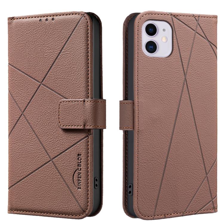 Étui de téléphone en cuir avec motif géométrique RFID, Pour iPhone 6 / 7 / 8 / SE, Pour iPhone 13 Pro Max, Pour iPhone 13 Pro, Pour iPhone 12 / 12 Pro, Pour iPhone 12 Pro Max, Pour iPhone 11 Pro Max, Pour iPhone 11, Pour iPhone 11 Pro