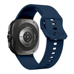 Solid Color Colorful Buckle Silicone Watch Band, For Samsung Galaxy Watch Ultra 47mm / Ultra 2025