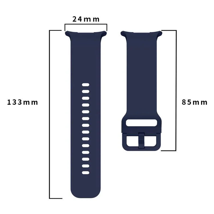 Solid Color Colorful Buckle Silicone Watch Band, For Samsung Galaxy Watch Ultra 47mm / Ultra 2025