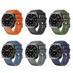 Bracelet de montre sport en silicone de couleur unie, pour Samsung Galaxy Watch Ultra 47 mm / Ultra 2025
