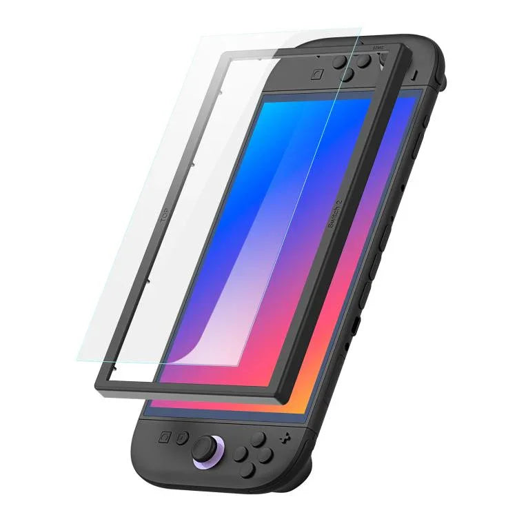 DUX DUCIS Film de protection d'écran en verre trempé HD avec positionneur, pour Nintendo Switch 2