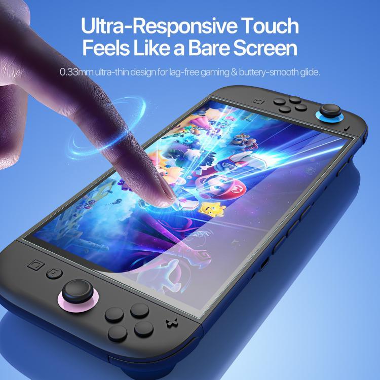 DUX DUCIS Film de protection d'écran en verre trempé HD avec positionneur, pour Nintendo Switch 2