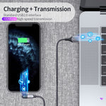 Câble de charge USB 2.4A vers 8 broches avec coude rotatif à 180 degrés, 1,2 m 8 broches, 2 m 8 broches