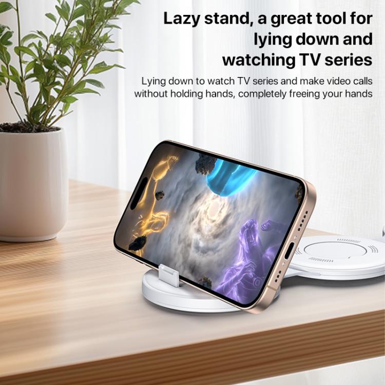 Yesido DS29 Chargeur sans fil pliable 5 en 1 pour téléphone / montre / écouteurs, DS29