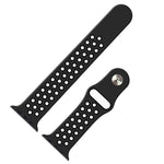 Bracelet de montre sport en silicone bicolore xDfind, compatible avec Apple Watch 46 mm / 49 mm / 45 mm / 44 mm et Apple Watch 42 mm / 41 mm / 40 mm / 38 mm