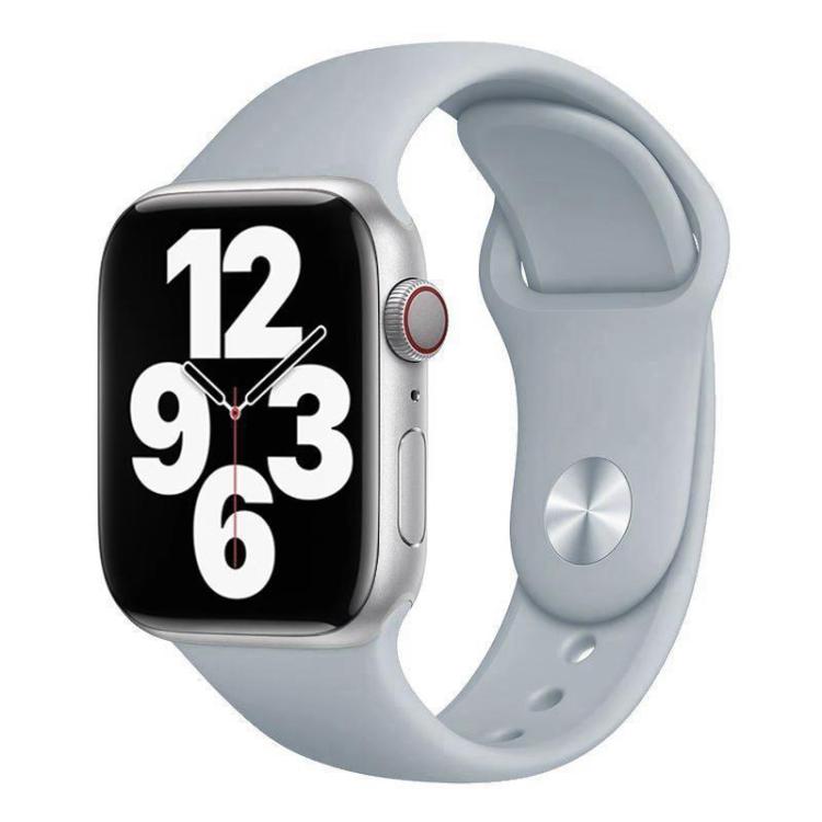 Bracelet de montre sport en silicone uni xDfind, compatible avec Apple Watch 46 mm / 49 mm / 45 mm / 44 mm et Apple Watch 42 mm / 41 mm / 40 mm / 38 mm