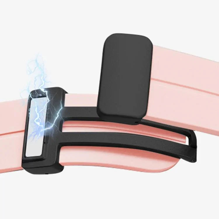 Bracelet de montre en silicone à boucle magnétique xDfind, couleur unie, compatible avec Apple Watch 46 mm / 49 mm / 45 mm / 44 mm et Apple Watch 42 mm / 41 mm / 40 mm / 38 mm.