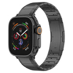 Bracelet de montre à boucle en titane pur à une seule bille, pour Apple Watch 46 mm / 49 mm / 45 mm / 44 mm, pour Apple Watch 42 mm / 41 mm / 40 mm / 38 mm