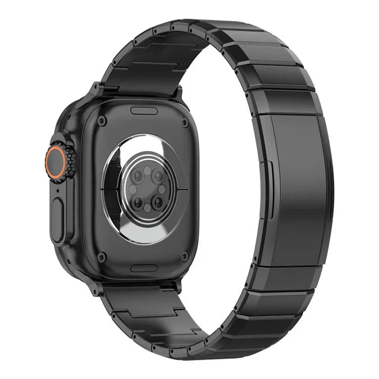Bracelet de montre à boucle en titane pur à une seule bille, pour Apple Watch 46 mm / 49 mm / 45 mm / 44 mm, pour Apple Watch 42 mm / 41 mm / 40 mm / 38 mm