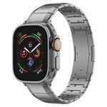 Bracelet de montre à boucle en titane pur à une seule bille, pour Apple Watch 46 mm / 49 mm / 45 mm / 44 mm, pour Apple Watch 42 mm / 41 mm / 40 mm / 38 mm