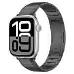 Bracelet de montre à boucle en titane pur à une seule bille, pour Apple Watch 46 mm / 49 mm / 45 mm / 44 mm, pour Apple Watch 42 mm / 41 mm / 40 mm / 38 mm