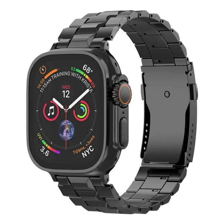 Bracelet de montre détachable en titane avec boucle en forme de tortue en forme de T, pour Apple Watch 46 mm / 49 mm / 45 mm / 44 mm, pour Apple Watch 42 mm / 41 mm / 40 mm / 38 mm