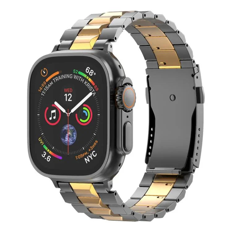 Bracelet de montre détachable en titane avec boucle en forme de tortue en forme de T, pour Apple Watch 46 mm / 49 mm / 45 mm / 44 mm, pour Apple Watch 42 mm / 41 mm / 40 mm / 38 mm