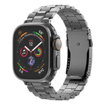 Bracelet de montre détachable en titane avec boucle en forme de tortue en forme de T, pour Apple Watch 46 mm / 49 mm / 45 mm / 44 mm, pour Apple Watch 42 mm / 41 mm / 40 mm / 38 mm