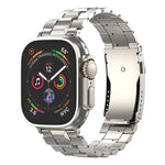 Bracelet de montre détachable en titane avec boucle en forme de tortue en forme de T, pour Apple Watch 46 mm / 49 mm / 45 mm / 44 mm, pour Apple Watch 42 mm / 41 mm / 40 mm / 38 mm