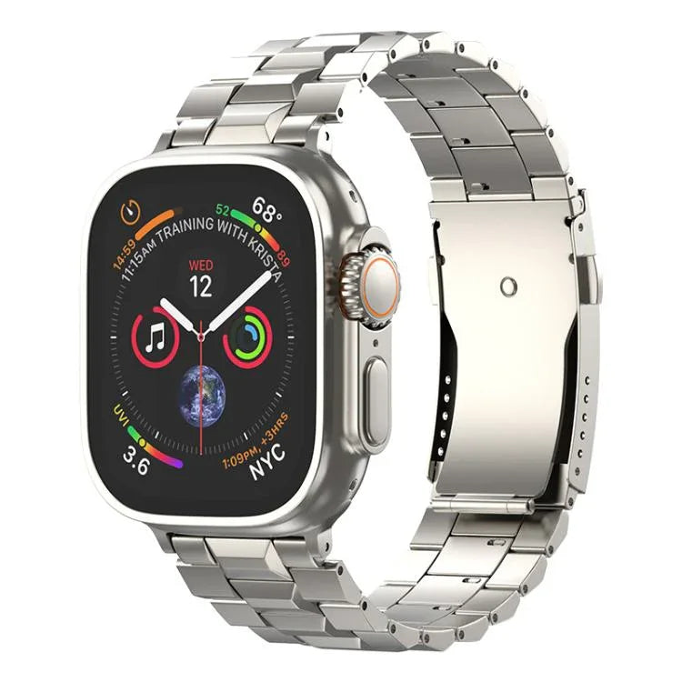 Bracelet de montre détachable en titane avec boucle en forme de tortue en forme de T, pour Apple Watch 46 mm / 49 mm / 45 mm / 44 mm, pour Apple Watch 42 mm / 41 mm / 40 mm / 38 mm