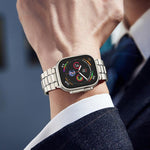 Bracelet de montre détachable en titane avec boucle en forme de tortue en forme de T, pour Apple Watch 46 mm / 49 mm / 45 mm / 44 mm, pour Apple Watch 42 mm / 41 mm / 40 mm / 38 mm