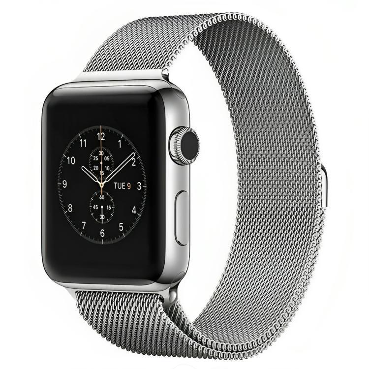 Bracelet de montre magnétique en métal à boucle milanaise xDfind, compatible avec les Apple Watch 46 mm / 49 mm / 45 mm / 44 mm et 42 mm / 41 mm / 40 mm / 38 mm.