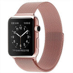 Bracelet de montre magnétique en métal à boucle milanaise xDfind, compatible avec les Apple Watch 46 mm / 49 mm / 45 mm / 44 mm et 42 mm / 41 mm / 40 mm / 38 mm.