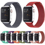 Bracelet de montre magnétique en métal à boucle milanaise xDfind, compatible avec les Apple Watch 46 mm / 49 mm / 45 mm / 44 mm et 42 mm / 41 mm / 40 mm / 38 mm.